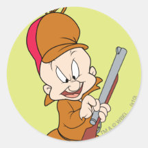 Elmer Fudd bereit zu jagen Aufkleber