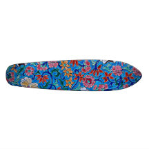 Emaillierter BlumenSkateboard Individuelles Deck