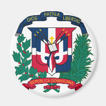 Emblem der Dominikanischen Republik Kühlschrankmagnete