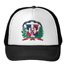 Emblem der Dominikanischen Republik Retrokappe