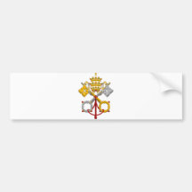 Emblem des Papacy-offiziellen Papstes Symbol Coat Autosticker