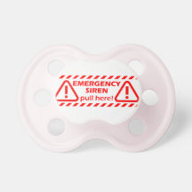 Emergency Siren pacifier / Alarm Schnuller