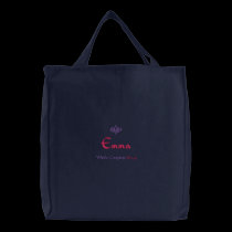 Emma-Name mit englischer Bedeutungs-Marine bestickte taschen