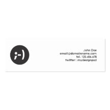 Emoticon-smiley-Profil-Visitenkarte