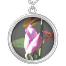 Empfindliche lila Rose Halsketten