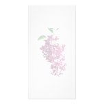 Empfindliche rosa Fliedern Photo Karten Vorlage