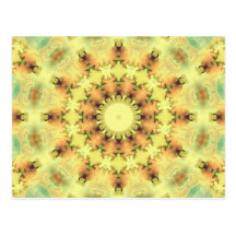 Empfindliches Fraktal-Kaleidoskop Postkarten