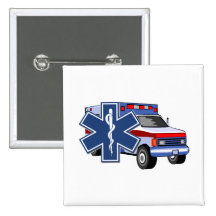 Ems-Krankenwagen Buttons
