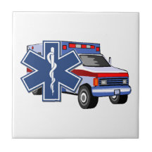 Ems-Krankenwagen Fliese