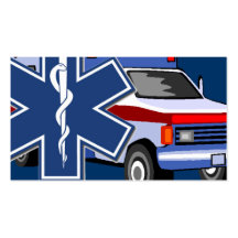 Ems-Krankenwagen Visitenkarten