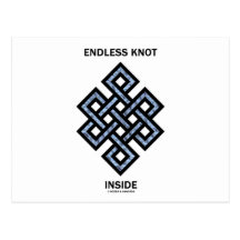 Endloses Knoten-Innere (Psyche/Psychologie) Postkarte