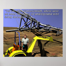 Energie - elektrisch - Untergrund - redux Plakate