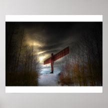 Engel dunkel plakat