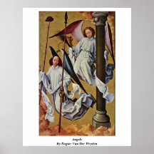 Engel durch Rogier van der Weyden Plakat