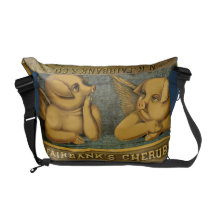 Engel-Engels-Schwein-Bote-Tasche Kurier Tasche