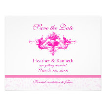 Engel mit Trompeten, Save the Date Personalisierte Einladungskarte