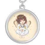 Engel und Katze Amulett
