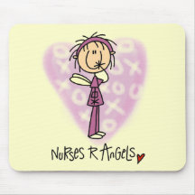 Engels-T-Shirts und Geschenke der Krankenschwester Mousepad
