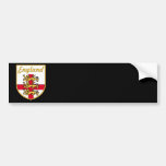 England, Englisch, 3 Löwe-Abzeichen oder Wappen, s Auto Sticker