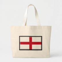England-Flagge Leinentaschen