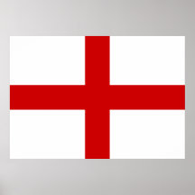 England-Flagge Posterdrucke