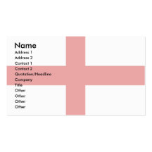 England-Flagge Visitenkartenvorlage
