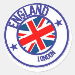 ENGLAND RUNDER STICKER