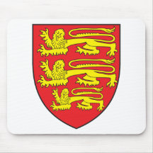 England-Wappen Mauspad