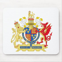 England-Wappen Mousepads