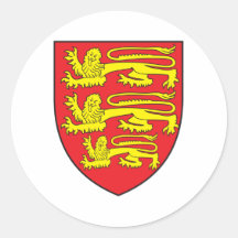 England-Wappen Runde Aufkleber