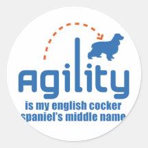 Englisch Cocker spaniel Aufkleber