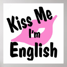 englisch plakat