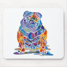 Englische Bulldogge Mauspad