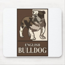 Englische Bulldogge Mauspads