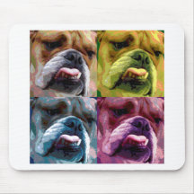 Englische Bulldogge Mauspads