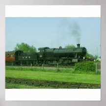 Englischer GWR Motor unter dteam Posterdrucke