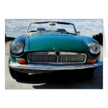 Englischer Oldtimer Grußkarte