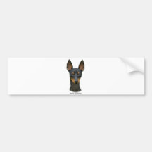 Englisches Spielzeug Terrier 9R095D-013 Autosticker