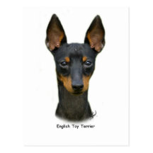 Englisches Spielzeug Terrier 9R095D-013 Postkarte