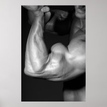 ENORMES Bizeps-Plakat
