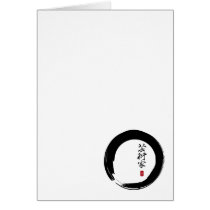 Enso mit Japaner für Künstler karten