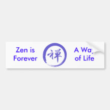 Enso Symbol mit Zen-Symbol Auto Sticker