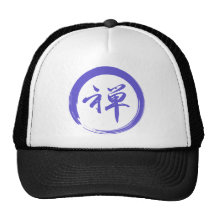 Enso Symbol mit Zen-Symbol Mütze