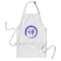 Enso Symbol mit Zen-Symbol Schürzen