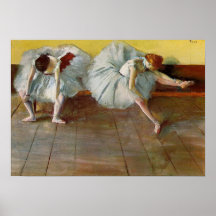 Entgasen Sie zwei das Ballett-Tänzer-Plakat