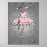 Entgasten Ballerina-Druck Plakatdrucke
