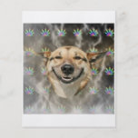 Entkerner-Hunderatetier Meme Flyer Druck