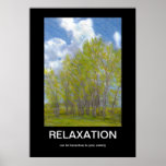 Entspannung Demotivational Plakat
