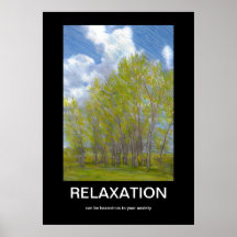Entspannung Demotivational Plakat