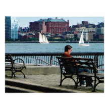 Entspannung durch die Manhattan-Skyline Personalisierte Ankündigung